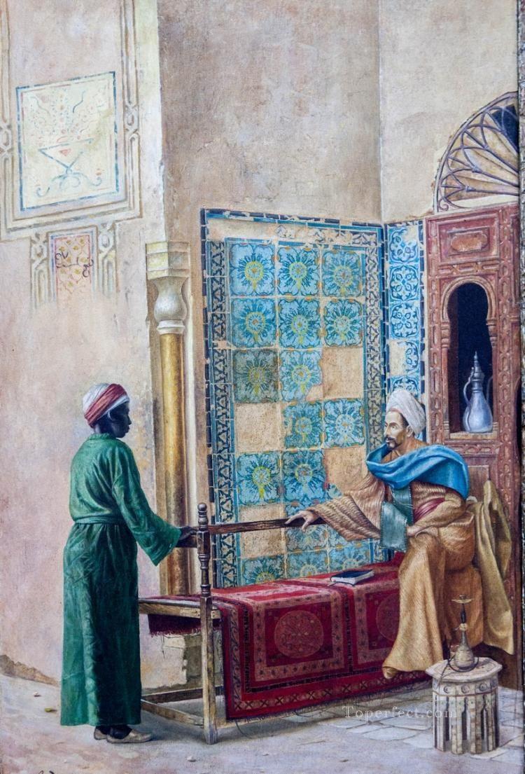 Titel unbekannt Ludwig Deutsch Orientalism Araber Oil Paintings